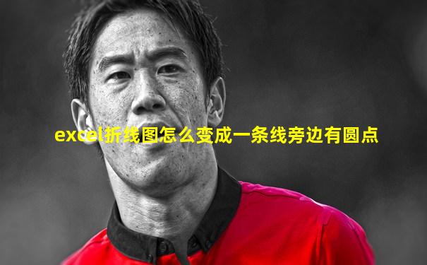 excel折线图怎么变成一条线旁边有圆点