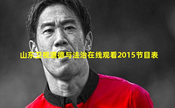 山东卫视道德与法治在线观看2015节目表