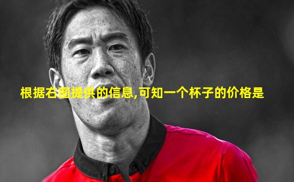 根据右图提供的信息,可知一个杯子的价格是